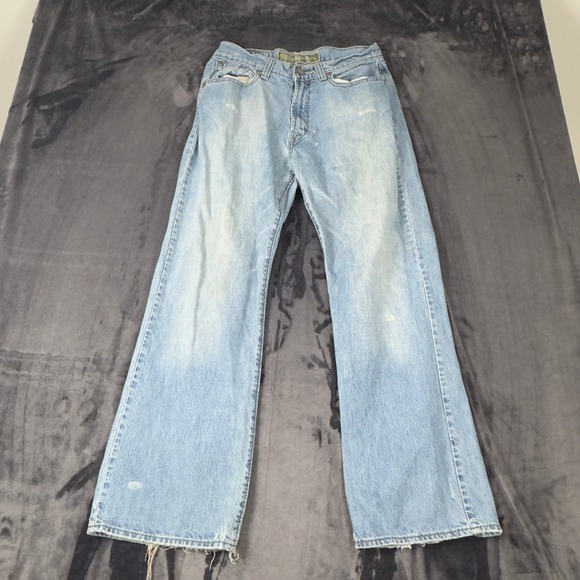 Arizona Jean Company Other - Arizona Jean Company Bootcut Jeans Mens 32x30 Light Wash Distressed Denim 3050
